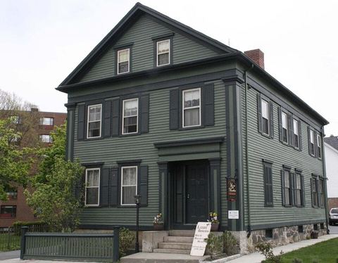 Lizzie Borden House (Bed Breakfast) (3535957840): Erected in 1845, the home was originally a two family and was later made into a single family by Andrew J. Borden. Andrew J. Borde