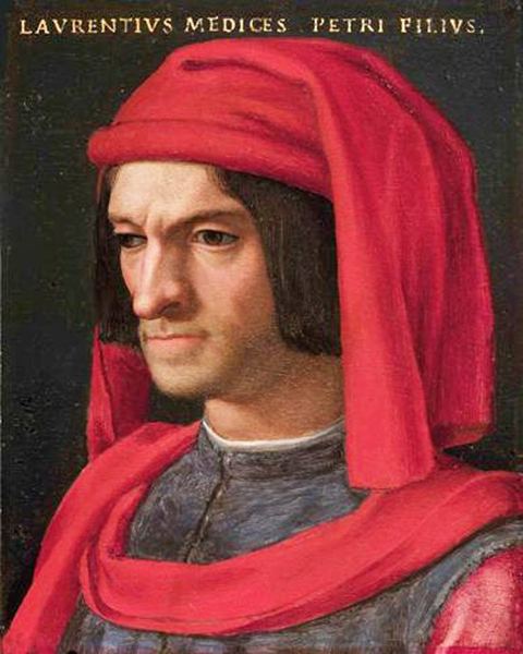 Lorenzo de' Medici: Italian: Ritratto di Lorenzo il Magnifico de' Medici Portrait of Lorenzo the Magnificenttitle QS:P1476,it:"Ritratto di L