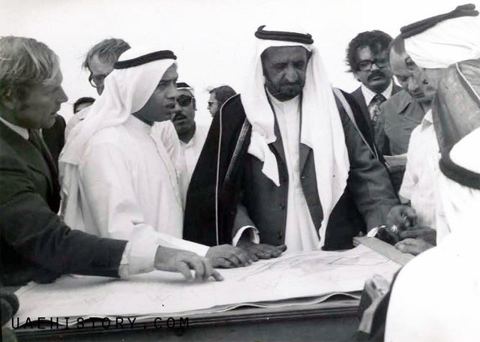 Majid Al Futtaim: Majid Al Futtaim with Sheikh Rashid bin Saeed.