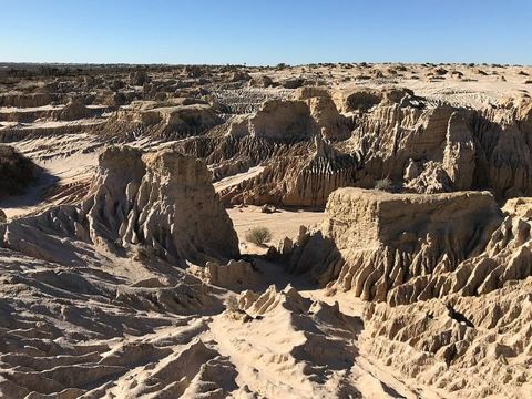 Lake Mungo lunette: A section of Lake Mungo's lunette