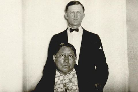 Ernest Burkhart and his wife Mollie Kyle: Ernest Burkhart and his wife Mollie née Kyle.