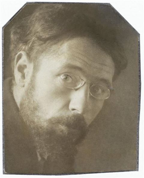 Pierre Bonnard: Tête de Bonnard (Portrait photograph of Pierre Bonnard), c.1899, Musée d'Orsay, restaurée