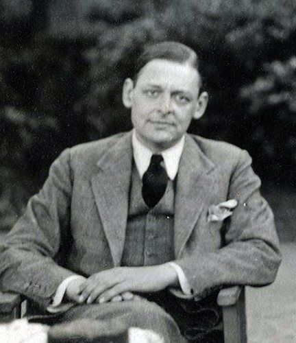 T. S. Eliot: Thomas Stearns ('T.S.') Eliot with his sister and his cousin, by Lady Ottoline Morrell (died 1938). See source website for additional information.