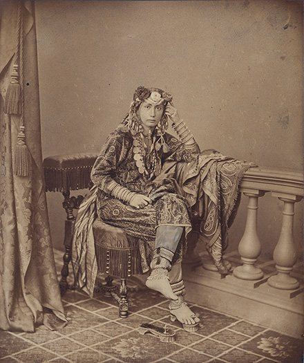 Emily Ruete (Sayyida Salme), Princess of Zanzibar: Portrait of Emily Ruete (Sayyida Salme) in traditional dress as a Princess of Zanzibar.