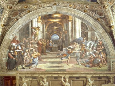 The Expulsion of Heliodorus from the Temple.: The Expulsion of Heliodorus from the Temple.