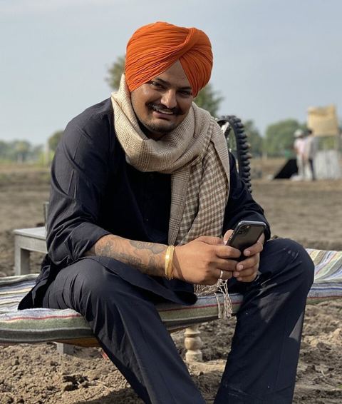 Sidhu Moose Wala: Sidhu Moose Wala during the shooting of his film Moosa Jatt (cropped)