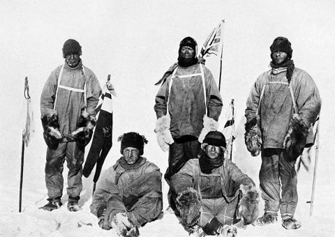 Terra Nova Expedition: Scott's party at the South Pole
