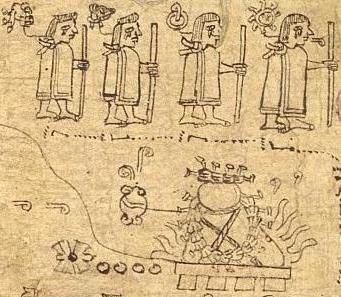 Tezozomoc funeral: The funeral for the Tepanec ruler Tezozomoc.