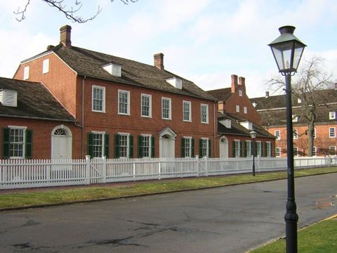 RappHouseOldEconomyPA: The Rapp house in Old Economy Village, Pennsylvania.