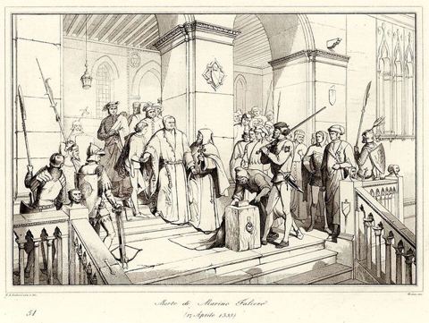 51. Morte di Marino Faliero, 17 Aprile 1355: The Execution of Doge en:Marino Faliero