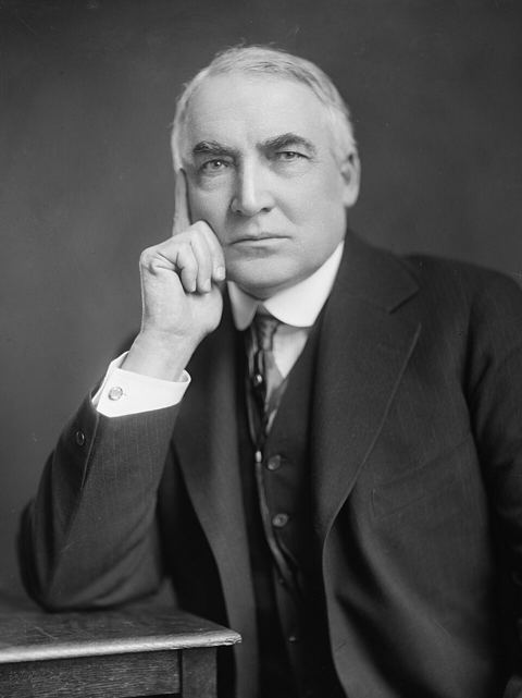 Warren G. Harding: Warren G. Harding 1920s portrait (3x4 cropped)