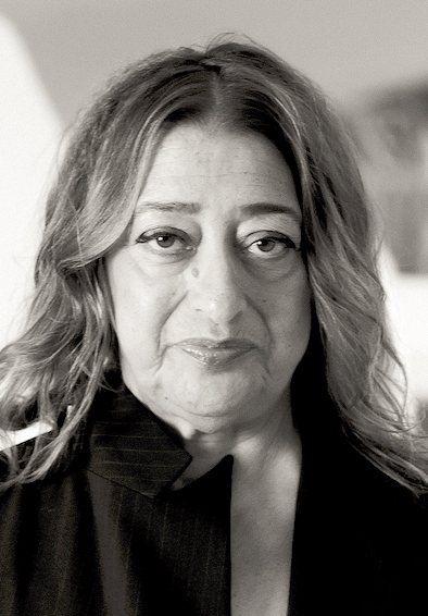 Zaha Hadid: Zaha Hadid in Heydar Aliyev Cultural center in Baku nov 2013