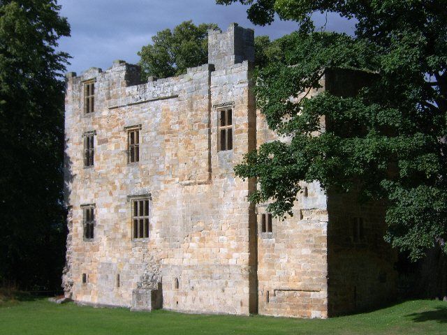 Dilston Castle: Dilston Castle (grid reference NY97566328) is a ruined 15th century towerhouse situated at Dilston, near Corbridge, Northumberland.