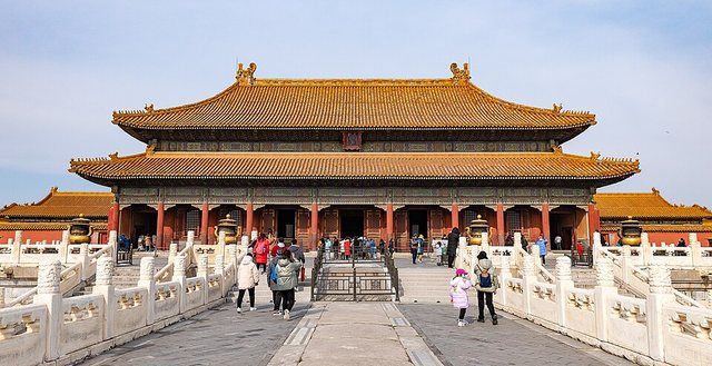 Palace of Heavenly Purity (20220218132818): Qianqing Palace, where the famous "Zheng Da Guang Ming" plaque is located.
