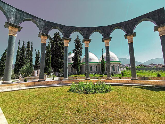 World headquarter of the Bektashis: This picture is captured in the World headquarters of the Bektashis which is located in the capital of Albania (Tirana).