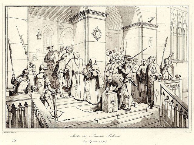 51. Morte di Marino Faliero, 17 Aprile 1355: The Execution of Doge en:Marino Faliero