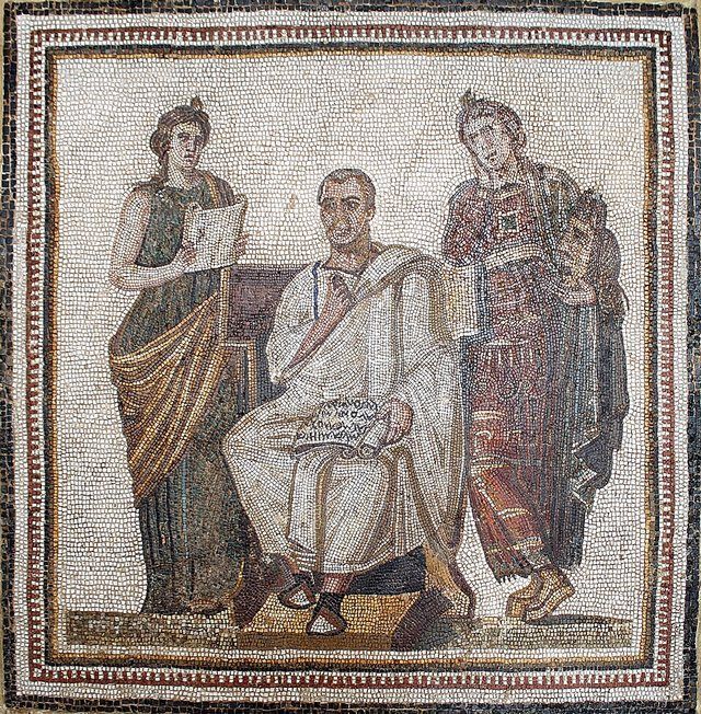Virgil: Virgil mosaic in the Bardo National Museum (Tunis) (12241228546)