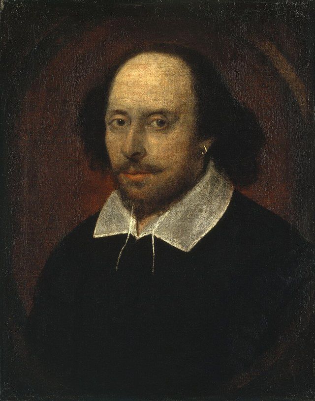 William Shakespeare: Portrait of William Shakespeare (1564-1646) title QS:P1476,en:"Portrait of William Shakespeare (1564-1646) "label QS:Len