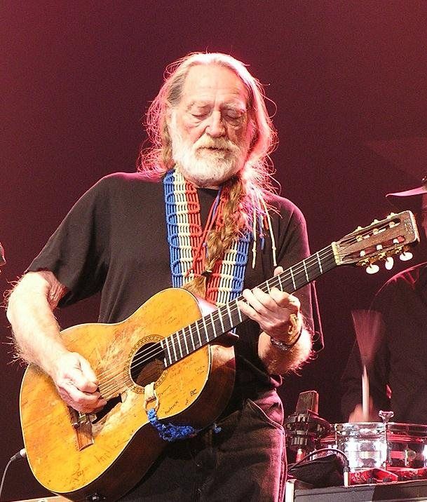 Willie Nelson: Willie Nelson and his guitar "Trigger"